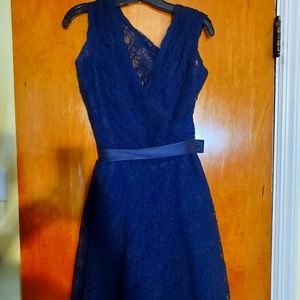 Mari Lee bridesmaid dress-sz 24/navy